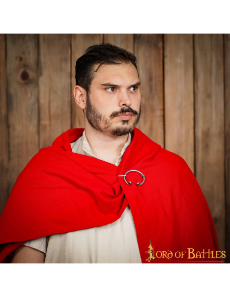 Fíbula vikinga niquelada para prendas...