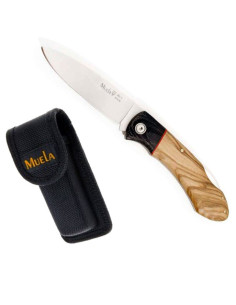 Muela Feststellmesser mit Olivenholzgriffen (8 cm Klinge)