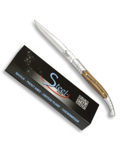 Albainox-Taschenmesser mit Pakkawood-Griff (11,2 cm).
