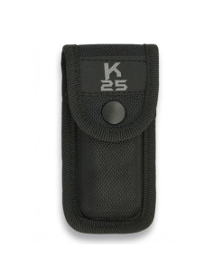 Schwarze K25 gepolsterte Nylontasche (8 cm).
