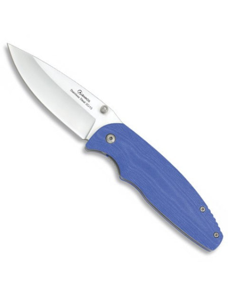 Merk Albainox zakmes blauw G-10 micarta handvat (19,9 cm.)