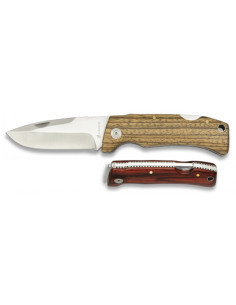 Merk Albainox mes in Zebrahout (20,5 cm.)