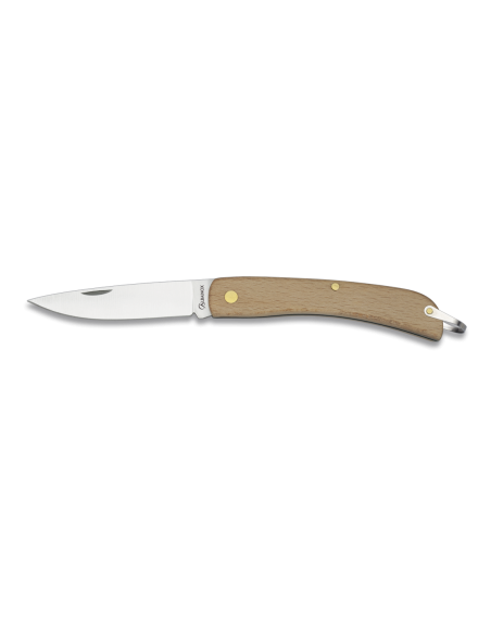 Albainox kniv med træskaft (19,2 cm.)