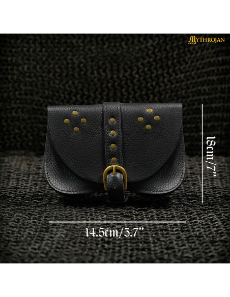 Braune mittelalterliche Tasche,...