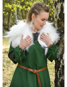 Schouders van Scandinavische schapenvacht 2