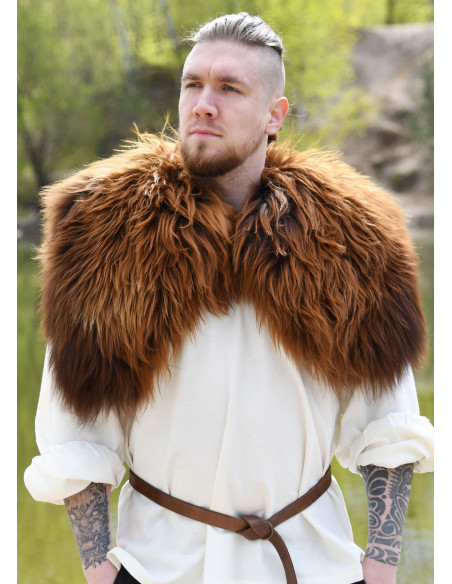 Nordic Sheepskin Shoulders - Brun