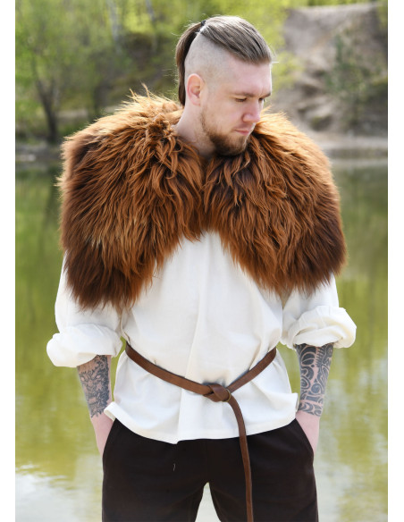Nordic Sheepskin Shoulders - Brun