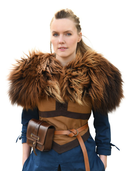 Nordic Sheepskin Shoulders - Brun