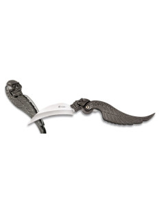 Messer der Marke Albainox mit Totenkopf und Flügel (17,9...