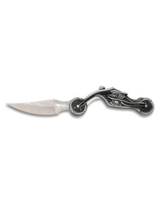 Messer der Marke Albainox mit Motorradgriff, 9 cm Klinge.