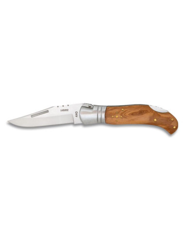 Messer der Marke Albainox, Typ Laguiole, Holzgriff (18,3 cm).