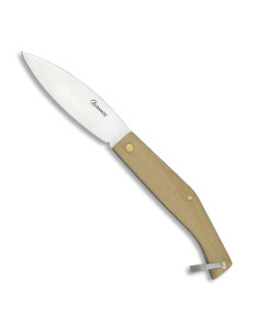 Navaja marca Albainox mango madera con anilla (21,8 cm.)