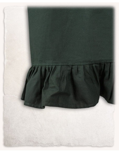 Falda medieval Nelly algodón en verde Falda medieval Nelly algodón en verde