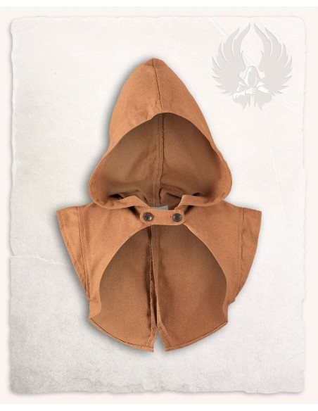 Cubre-hombros con capucha medieval...