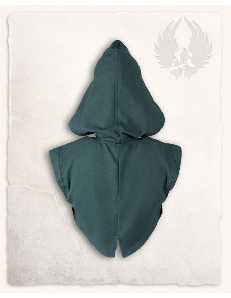 Cubre-hombros con capucha medieval...