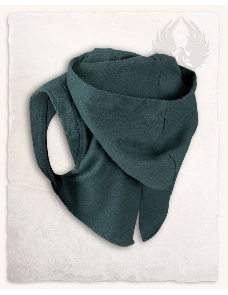 Cubre-hombros con capucha medieval...