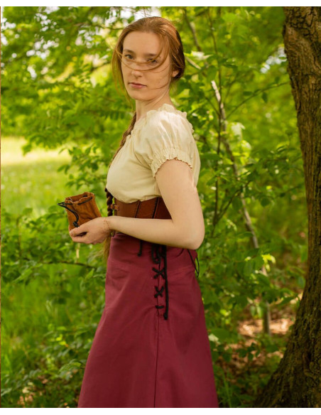 Middelalderlig Nelly bomuldsnederdel...