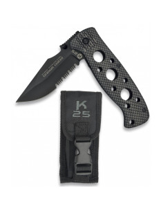 Taktisches Messer der Marke K25 mit Scheide (19,5 cm).