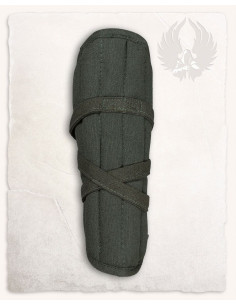 Olivgrüne gepolsterte Farald-Armschienen 2