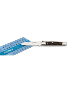 Machetemesnummer. 0, handvat hertengewei (lemmet 7,5 cm.) 2