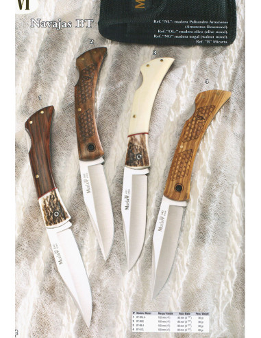Cuchillos y Navajas artesanales Manufacturas Muela, fabricante