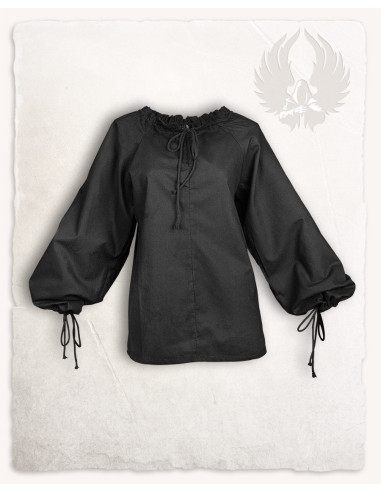 Blusa medieval Annabelle negra