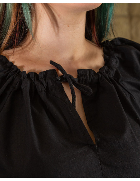 Blusa medieval Annabelle negra