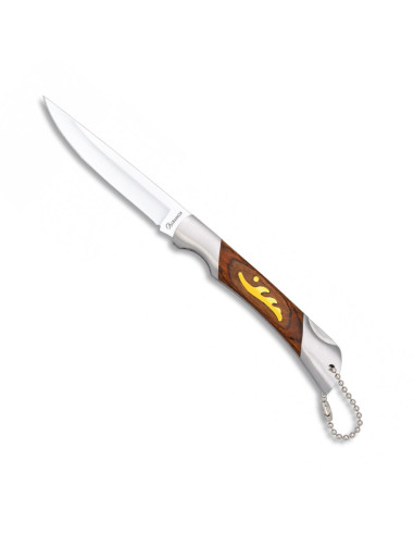 Albainox kniv med dekoreret håndtag (21,6 cm.)