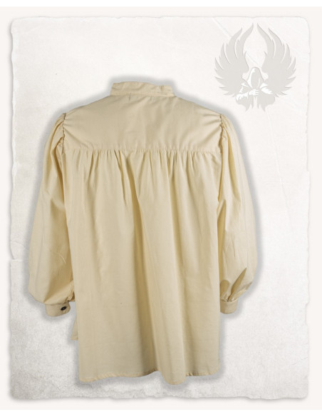 Roland Mittelalterhemd in Creme, Unisex