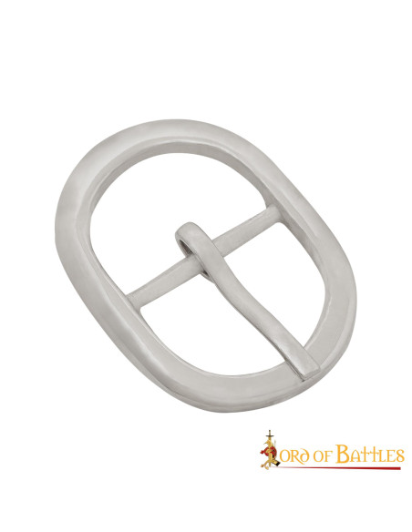 Set mit 3 kleinen ovalen Stahlschnallen Set mit 3 kleinen ovalen Stahlschnallen