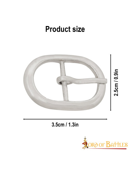 Set de 3 hebillas pequeñas ovaladas...