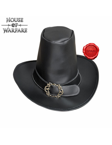 Sombrero de Brujo del renacimiento, negro