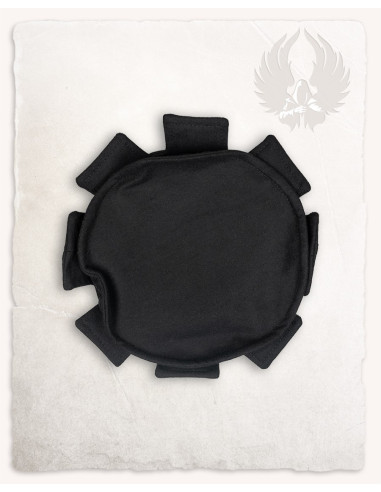 Sombrero almenado medieval negro, ajustable