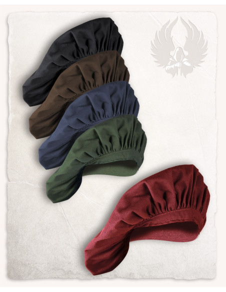 Stefan Renaissance hoed in marineblauw