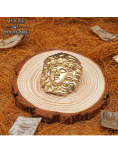 Medusa messing taske dekoration