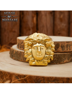 Medusa messing taske dekoration 2