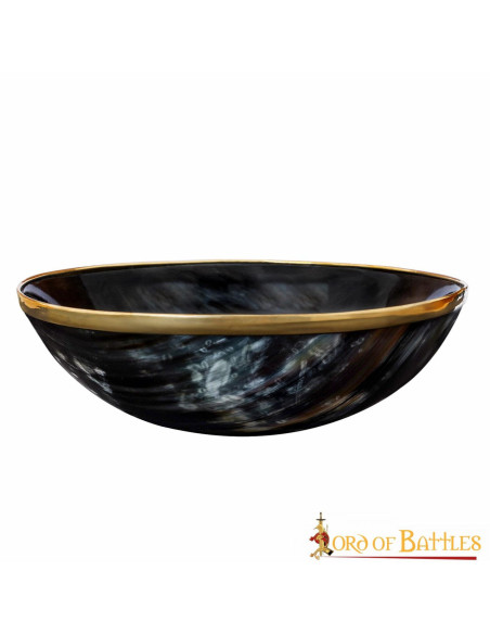 Middeleeuwse hoornkom met authentieke...