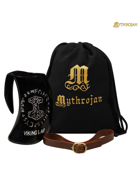 Jarra de cuerno para hidromiel Viking...