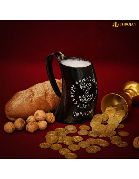 Viking Lair hoorn medekan (600 ml.)