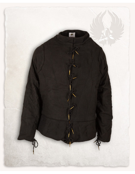 Tudor middeleeuws doublet - Zwart