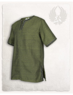 Túnica medieval noble Sigbert - Verde oliva