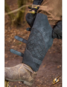 Ranger's Greaves van zwart suède