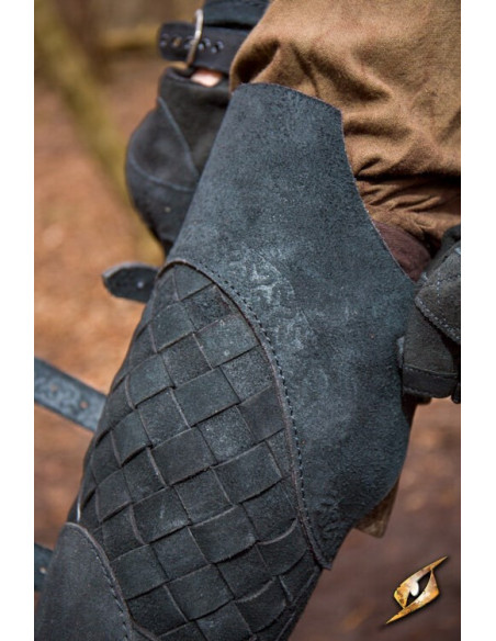 Ranger's Greaves van zwart suède