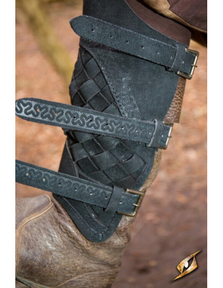 Ranger's Greaves van zwart suède