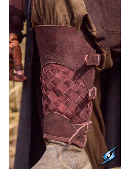 Ranger's Greaves in roodbruin suède