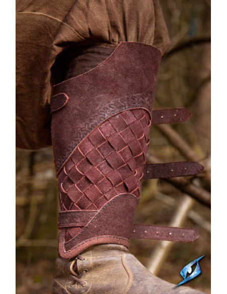 Ranger's Greaves in roodbruin suède