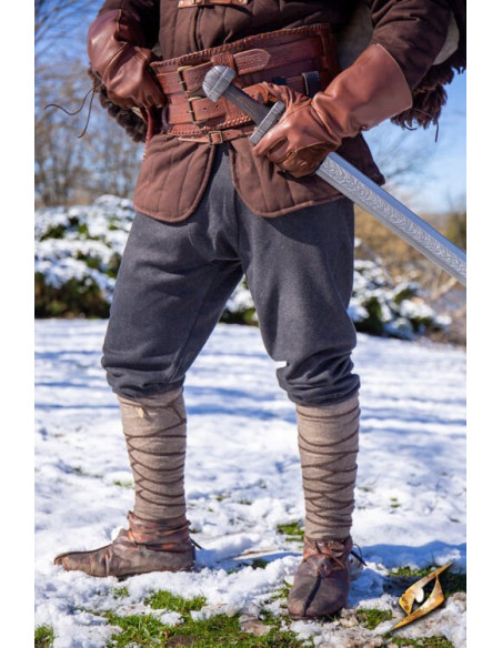 Fimbul broek van wolmix met...