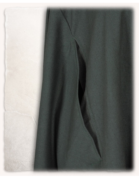 Capa medieval, tipo cuervo, en lona -...