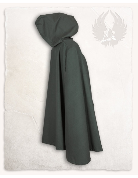 Capa medieval, tipo cuervo, en lona -...
