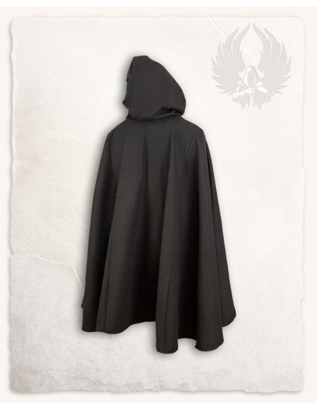 Capa medieval, tipo cuervo, en lona -...